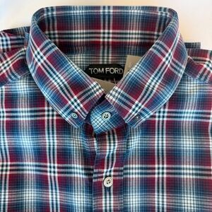 Tom Ford NWT Men's Dress Shirt Made in ITALY Size 42 / 16.5